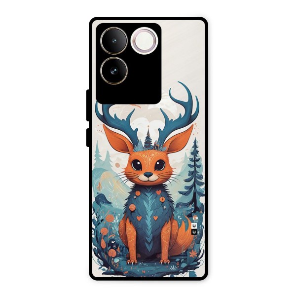 Magestic Animal Metal Back Case for iQOO Z7 Pro