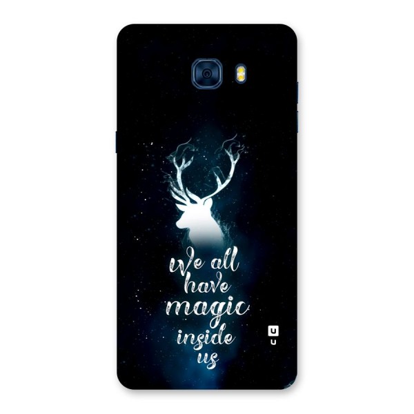 Magic Inside Back Case for Galaxy C7 Pro