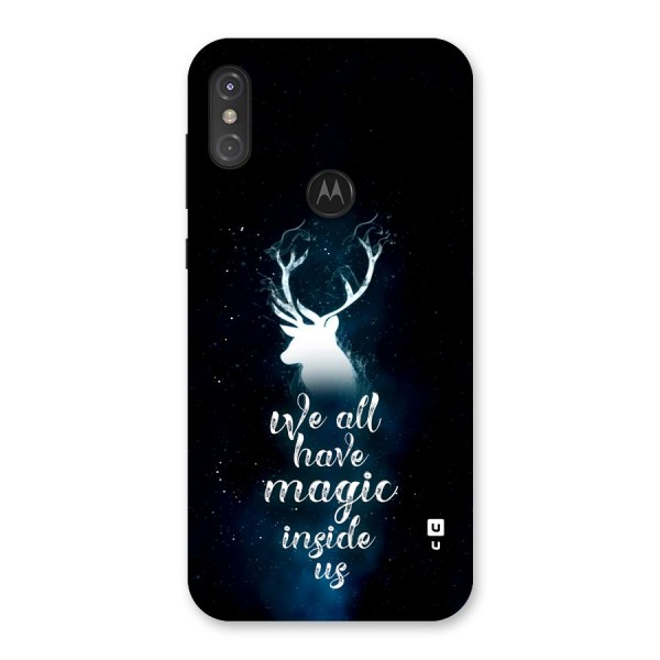 Magic Inside Back Case for Motorola One Power