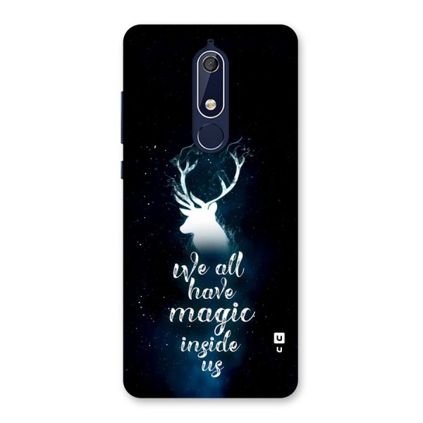 Magic Inside Back Case for Nokia 5.1