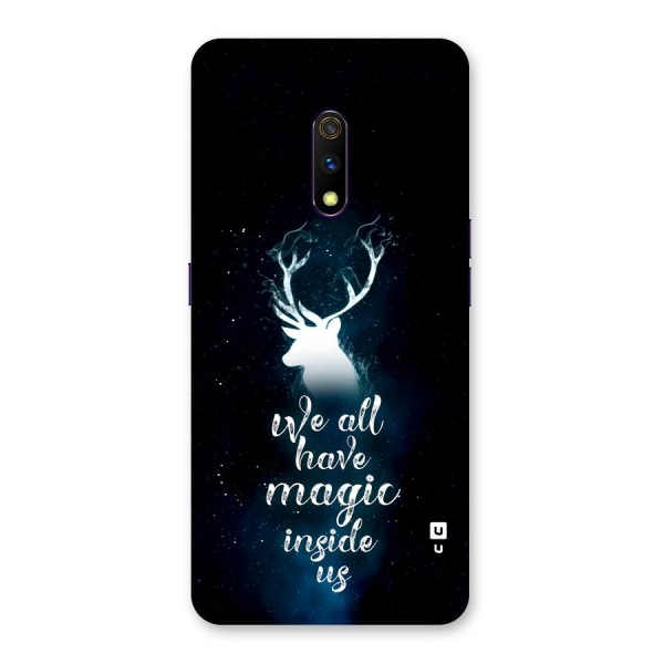 Magic Inside Back Case for Realme X