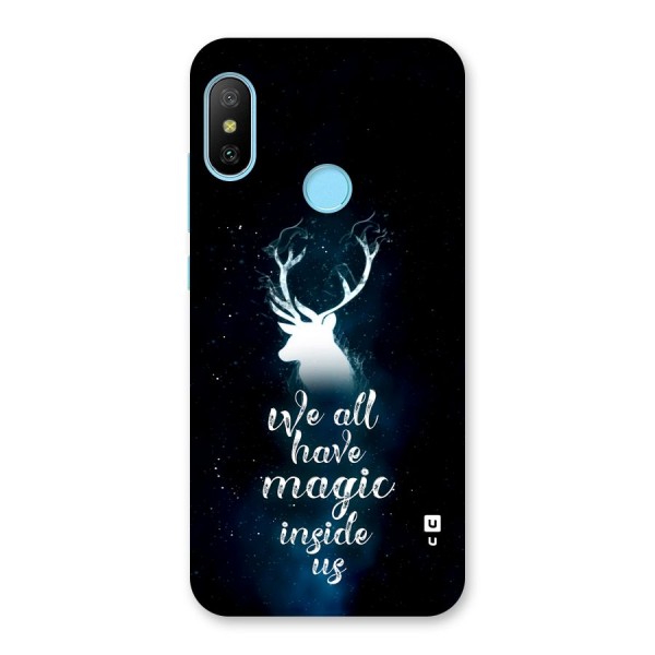 Magic Inside Back Case for Redmi 6 Pro