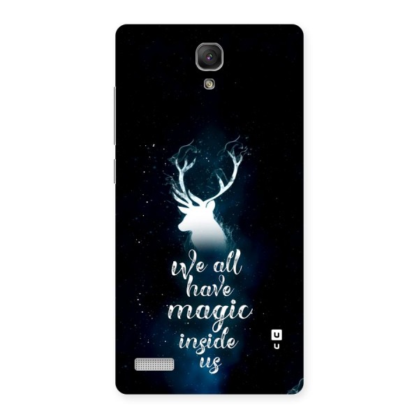 Magic Inside Back Case for Redmi Note