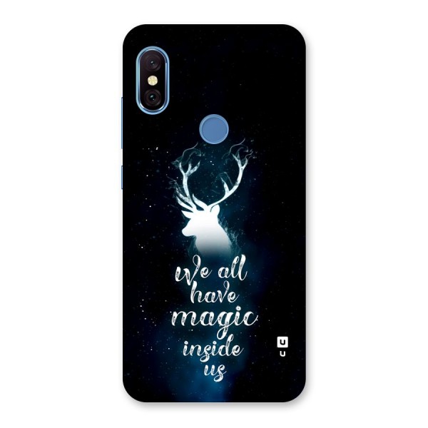 Magic Inside Back Case for Redmi Note 6 Pro