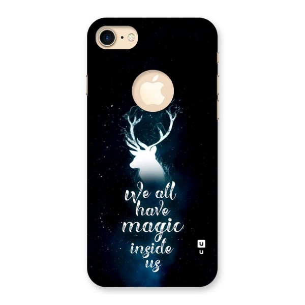 Magic Inside Back Case for iPhone 8 Logo Cut