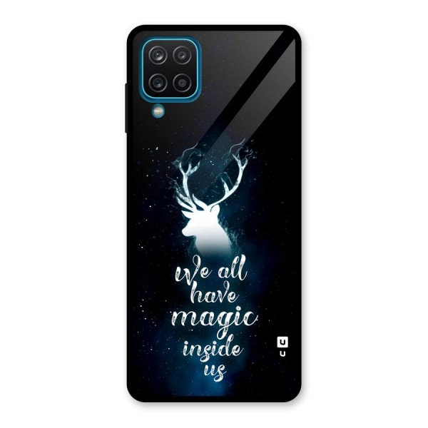 Magic Inside Glass Back Case for Galaxy A12