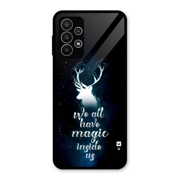 Magic Inside Glass Back Case for Galaxy A23