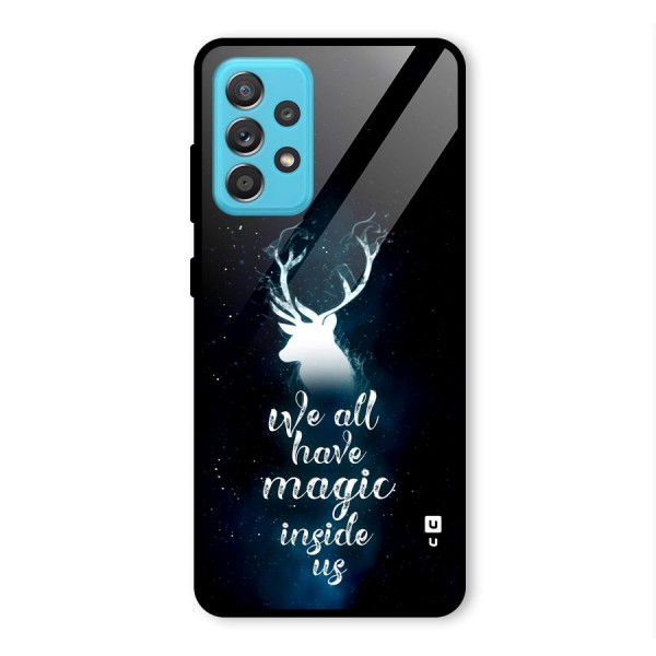 Magic Inside Glass Back Case for Galaxy A52s 5G