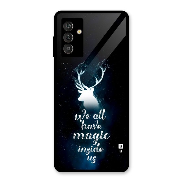 Magic Inside Glass Back Case for Galaxy M13