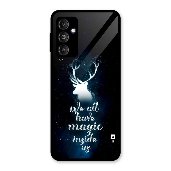 Magic Inside Glass Back Case for Galaxy M14 5G