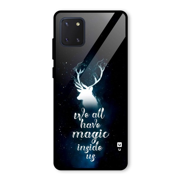 Magic Inside Glass Back Case for Galaxy Note 10 Lite