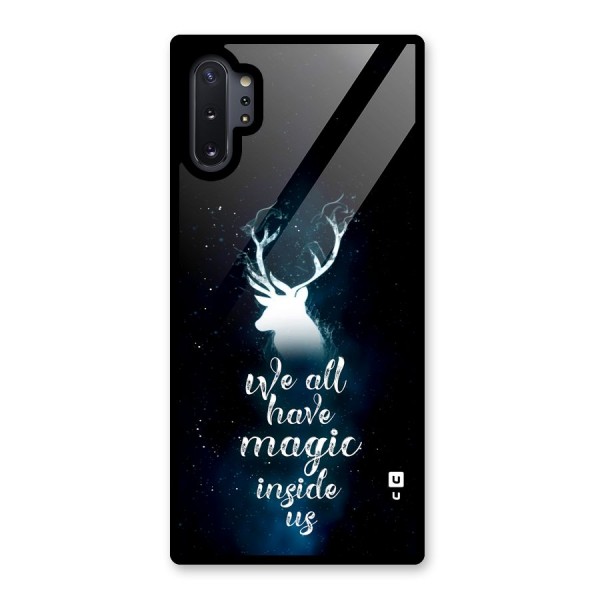 Magic Inside Glass Back Case for Galaxy Note 10 Plus