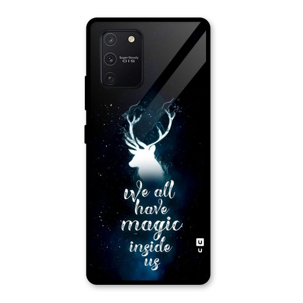 Magic Inside Glass Back Case for Galaxy S10 Lite