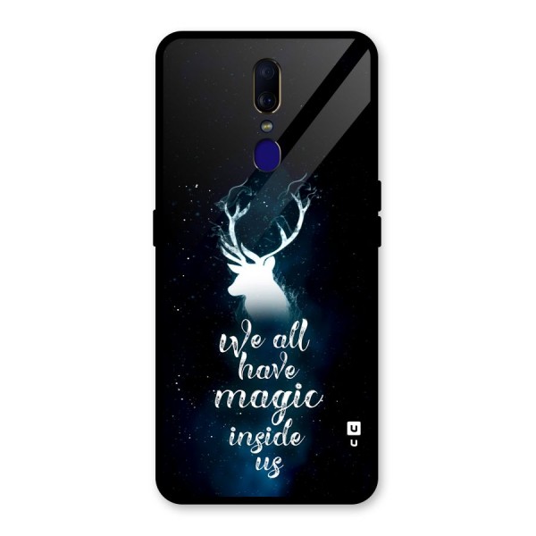 Magic Inside Glass Back Case for Oppo F11