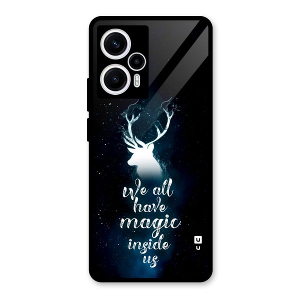 Magic Inside Glass Back Case for Poco F5