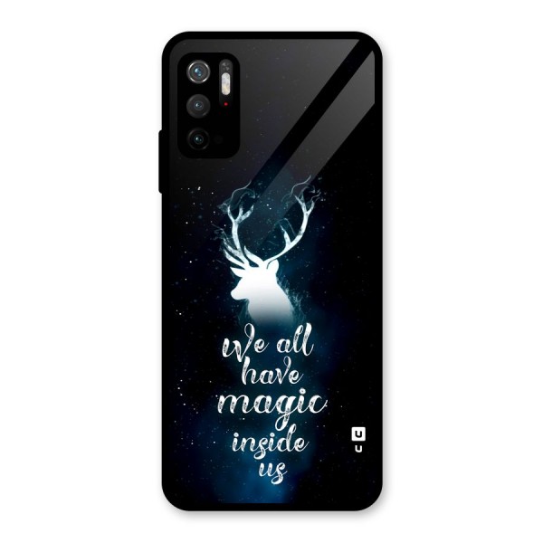 Magic Inside Glass Back Case for Poco M3 Pro 5G