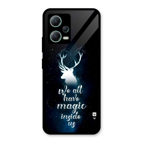 Magic Inside Glass Back Case for Poco X5