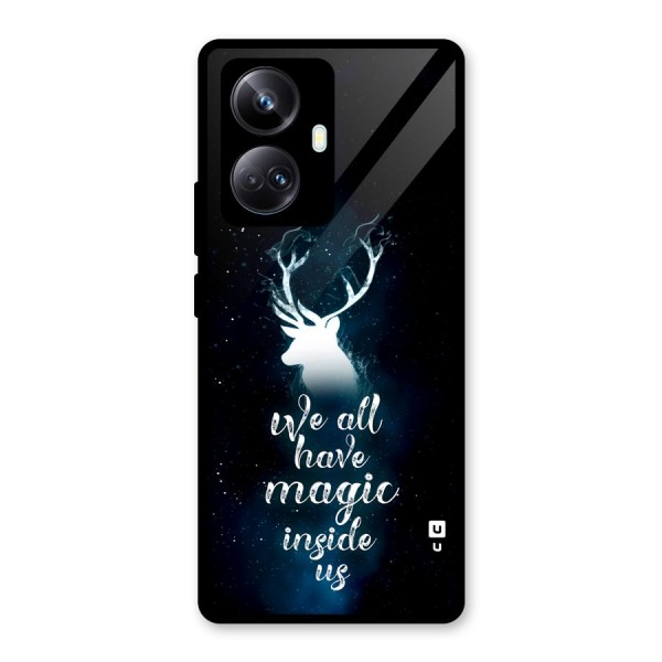 Magic Inside Glass Back Case for Realme 10 Pro Plus