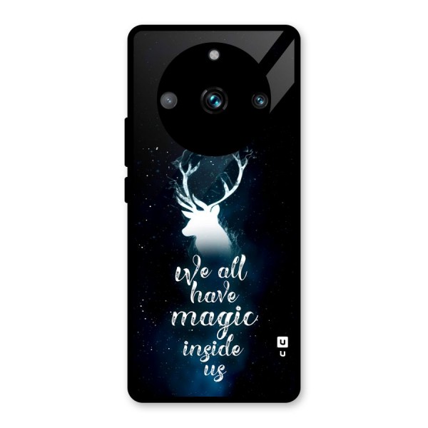 Magic Inside Glass Back Case for Realme 11 Pro