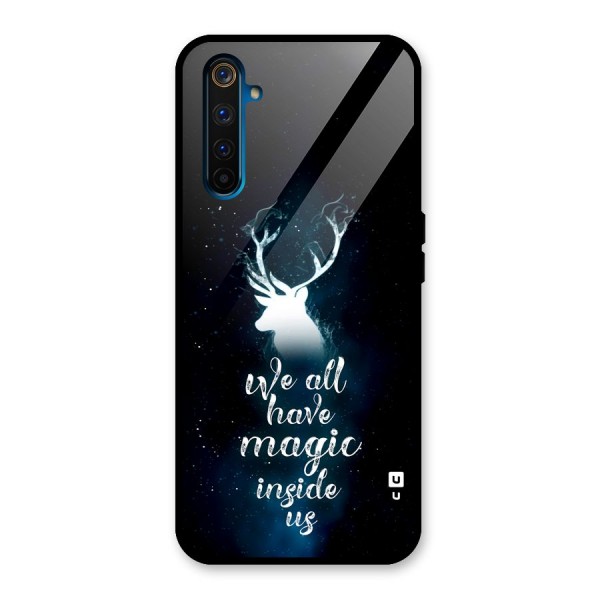 Magic Inside Glass Back Case for Realme 6 Pro