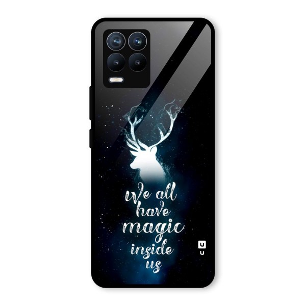 Magic Inside Glass Back Case for Realme 8 Pro