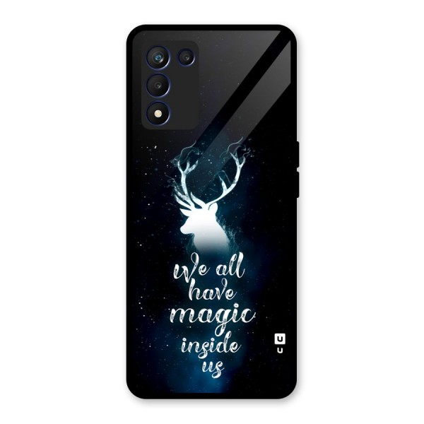 Magic Inside Glass Back Case for Realme 9 5G Speed