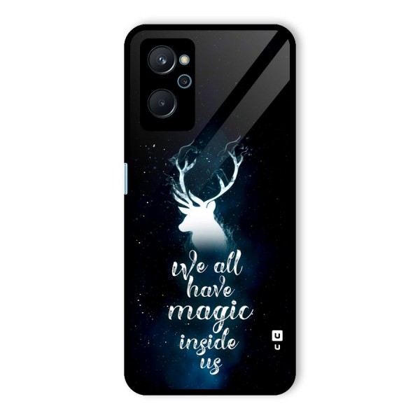 Magic Inside Glass Back Case for Realme 9i