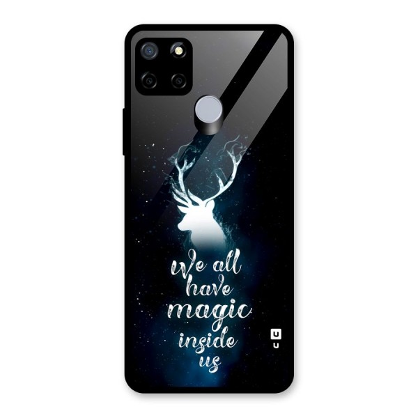 Magic Inside Glass Back Case for Realme C12