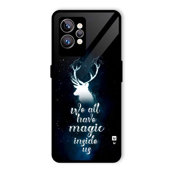 Magic Inside Glass Back Case for Realme GT2 Pro