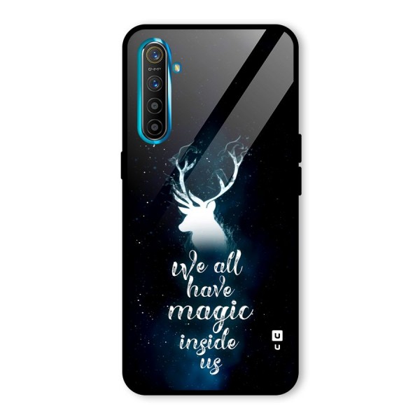 Magic Inside Glass Back Case for Realme X2