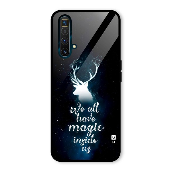 Magic Inside Glass Back Case for Realme X3 SuperZoom