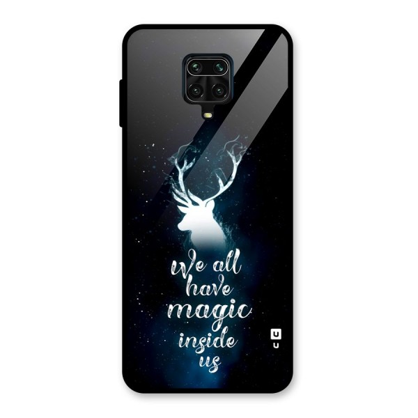 Magic Inside Glass Back Case for Redmi Note 10 Lite