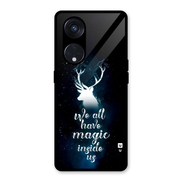 Magic Inside Glass Back Case for Reno8 T 5G