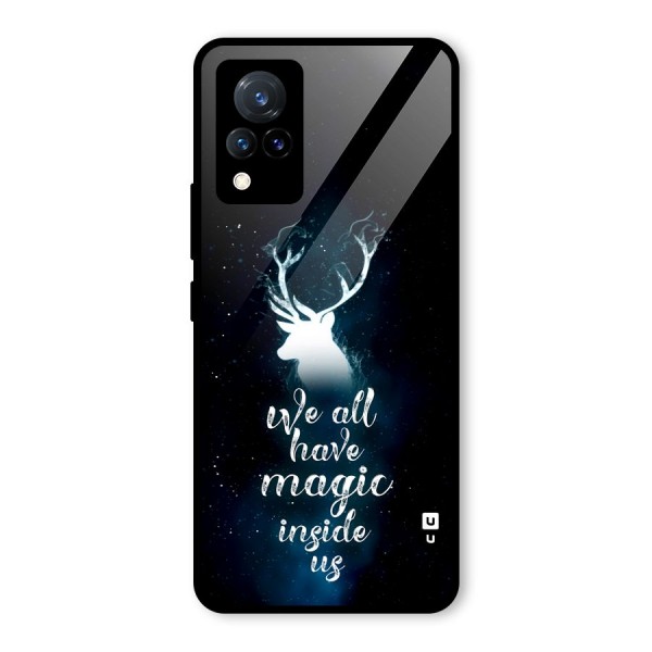 Magic Inside Glass Back Case for Vivo V21 5G