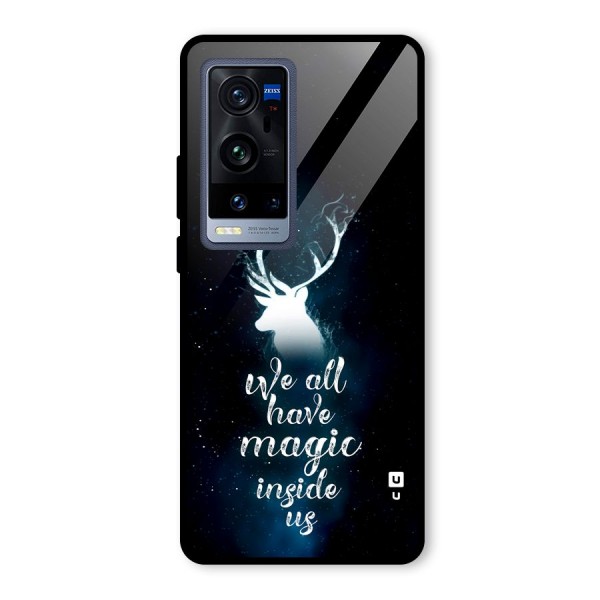 Magic Inside Glass Back Case for Vivo X60 Pro Plus