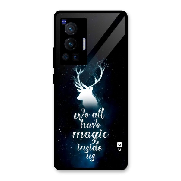 Magic Inside Glass Back Case for Vivo X70 Pro