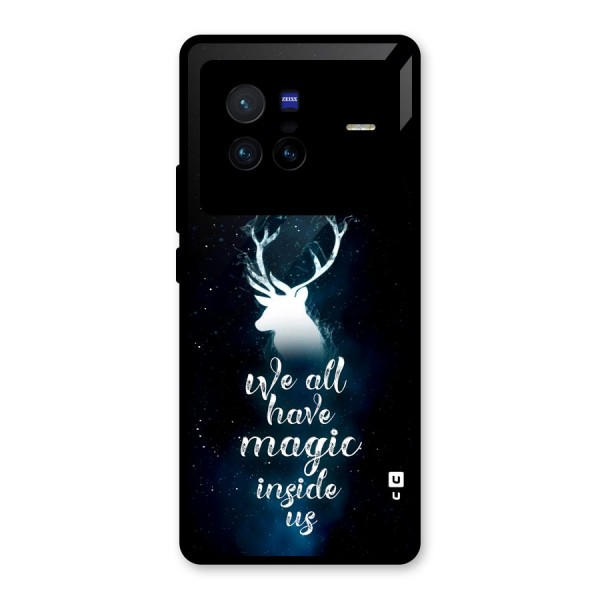 Magic Inside Glass Back Case for Vivo X80