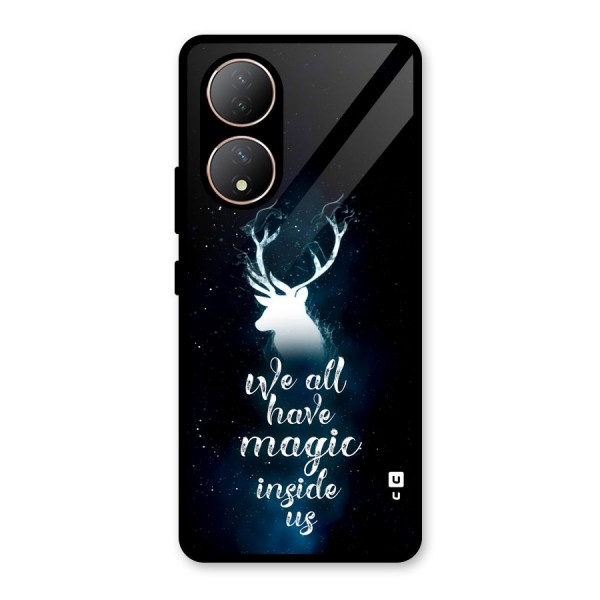 Magic Inside Glass Back Case for Vivo Y100A