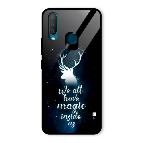 Magic Inside Glass Back Case for Vivo Y12