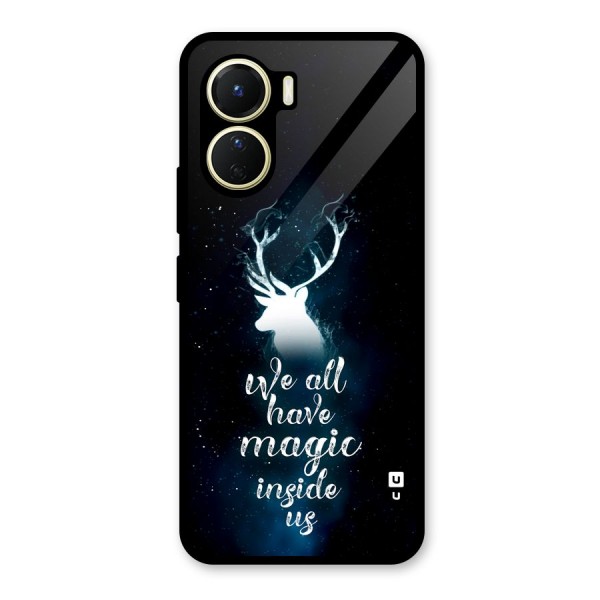 Magic Inside Glass Back Case for Vivo Y16