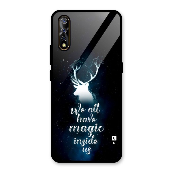 Magic Inside Glass Back Case for Vivo Z1x