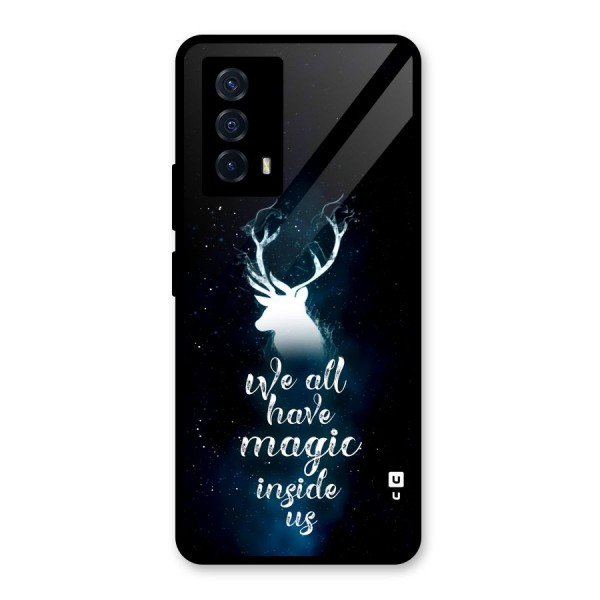 Magic Inside Glass Back Case for Vivo iQOO Z5