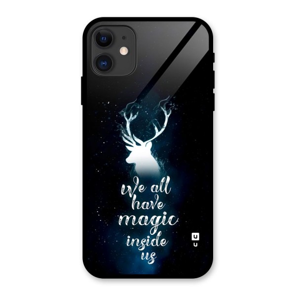 Magic Inside Glass Back Case for iPhone 11