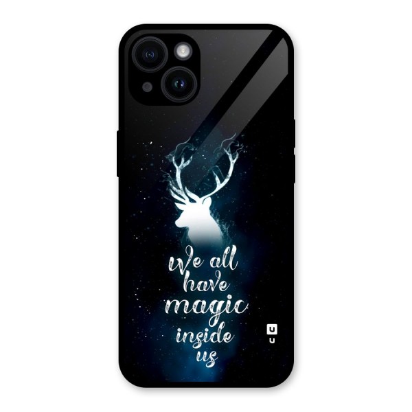 Magic Inside Glass Back Case for iPhone 14