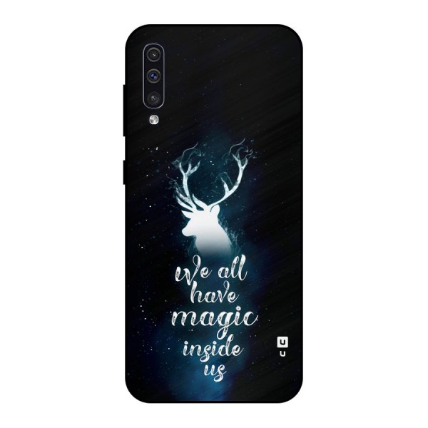 Magic Inside Metal Back Case for Galaxy A50s