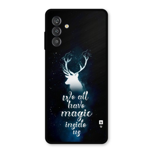 Magic Inside Metal Back Case for Galaxy F13