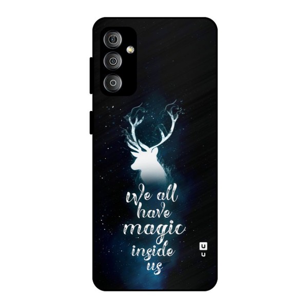 Magic Inside Metal Back Case for Galaxy F23