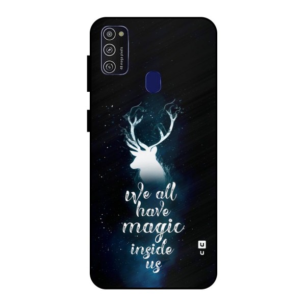 Magic Inside Metal Back Case for Galaxy M30s