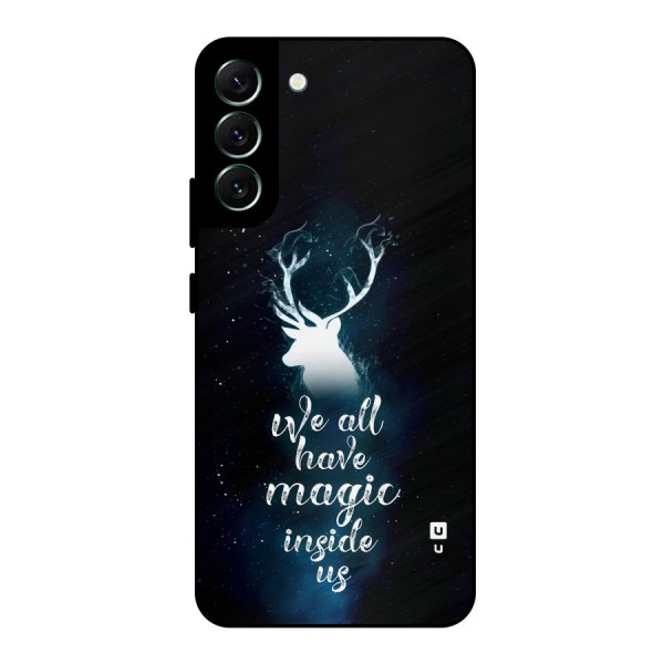 Magic Inside Metal Back Case for Galaxy S22 Plus 5G