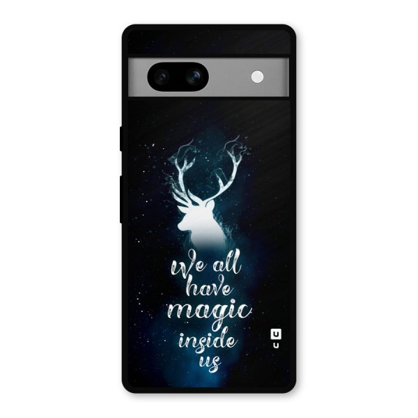 Magic Inside Metal Back Case for Google Pixel 7a